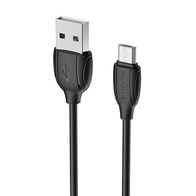 Кабель USB - micro USB Borofone BX19  100см 2,4A (black)