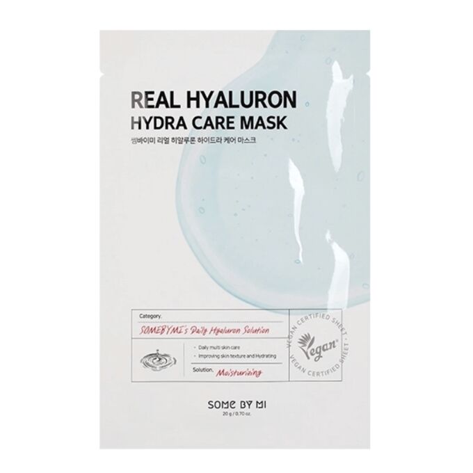 Some By Mi Real Hyaluron Hydra Care Mask Увлажняющая тканевая маска