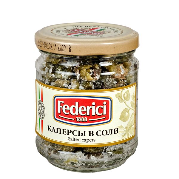 Каперсы FEDERICI в соли 140 г