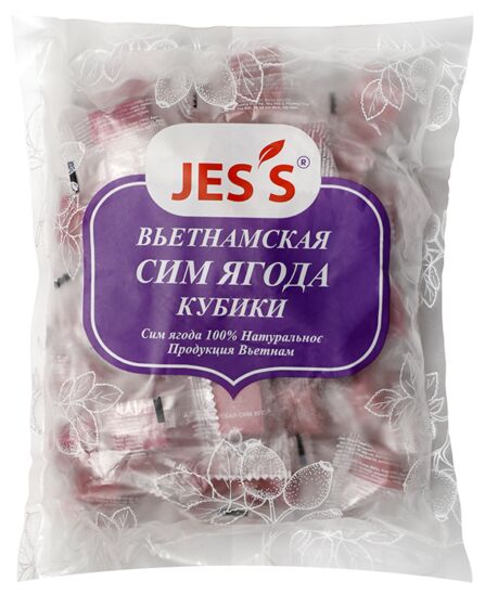 Сухофрукты от  ИП Хосабеков А.С Вьетнамская сим ягода кубики Jess, 500 г