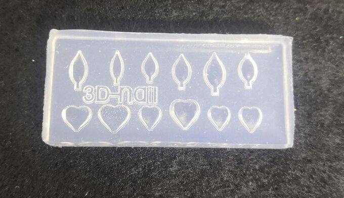 nail accessory 3d  Барельефный блок для маникюра №45