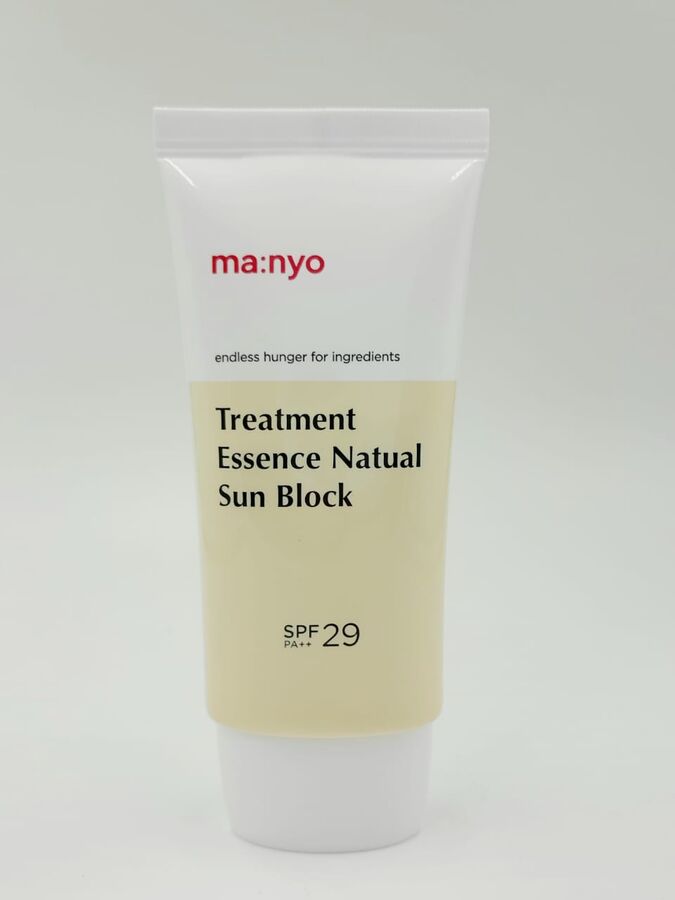 Manyo Натуральный солнцезащитный крем Treatment Essence Natural Sunblock SPF29 PA+