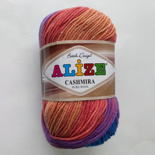 Лаванда декор Пряжа Alize CASHMIRA FPure wool