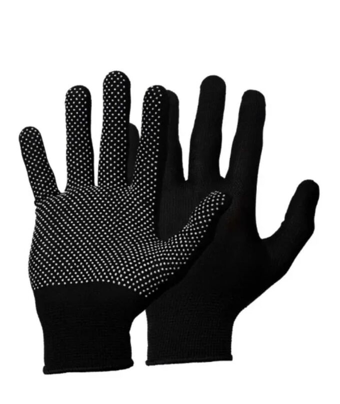 Нейлоновые перчатки покрытые микроточкой из ПВХ