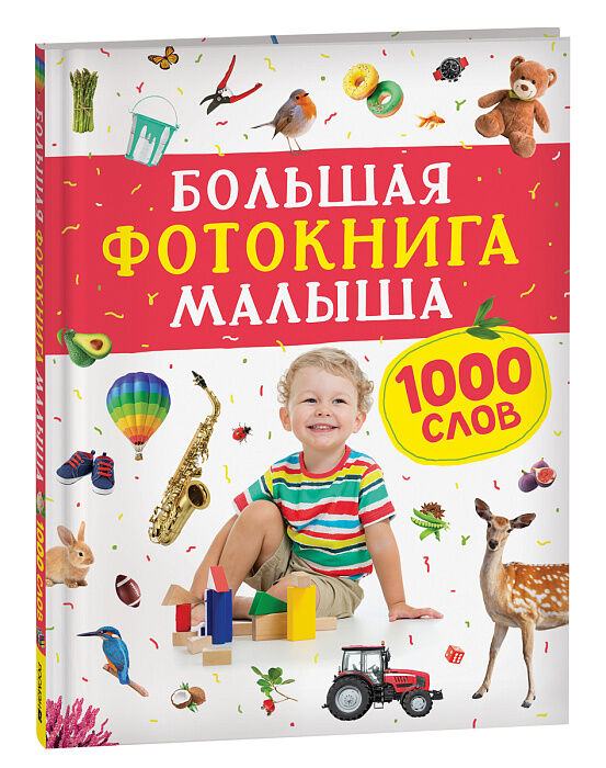 Росмэн Большая фотокнига малыша. 1000 слов