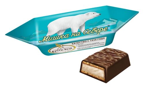 Мишка на севере с миндалем 40 гр Славянка