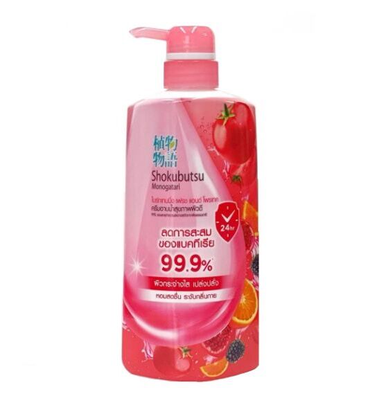 Lion Thailand LION &quot;Shokubutsu&quot; Крем-гель для душа 450мл &quot;Brightening Fresh&amp;Protect &quot; /12шт/ Таиланд