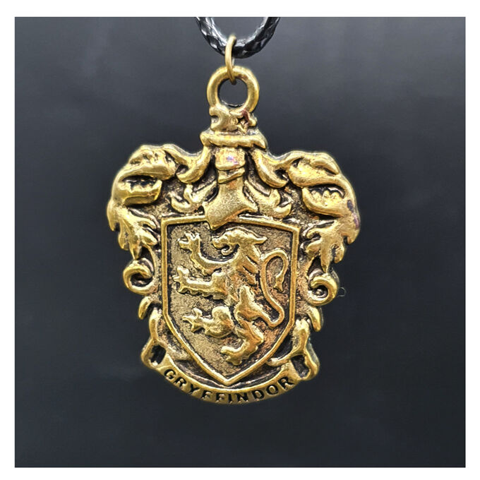Кулон на шнурке герб Гриф-дор, бронза (Волшебная Вселенная) пакет