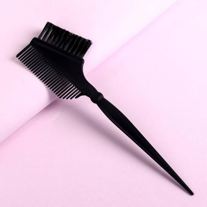 СИМА-ЛЕНД Расчёска для окрашивания, 22,5 × 7,5 см, цвет чёрный