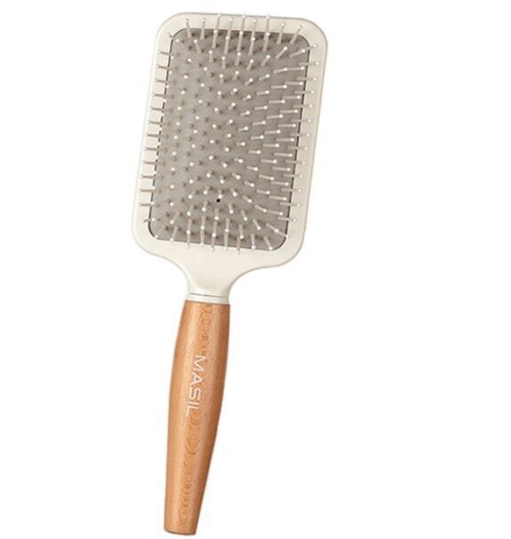 Masil Антистатическая расческа для волос Wooden Paddle Brush, 160гр