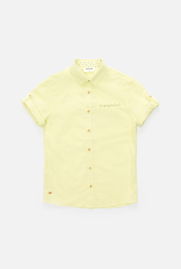 Сорочка верхняя детская для мальчиков Dart желтый