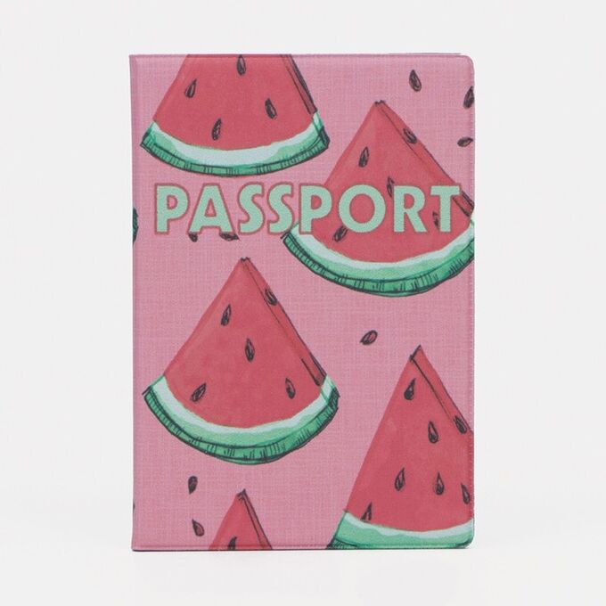 Обложка для паспорта, цвет розовый 4922486