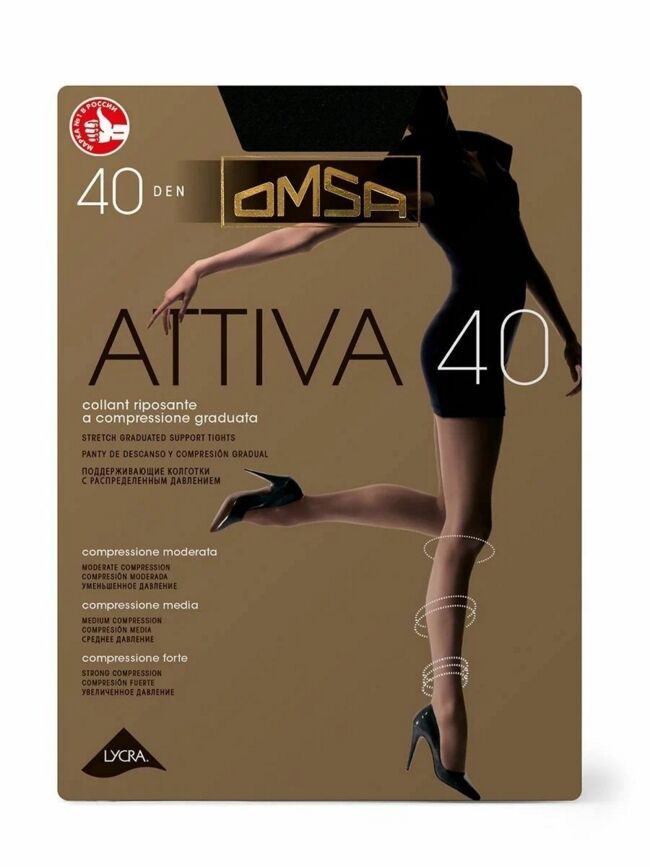 OMS-Attiva 40/10 Колготки OMSA Attiva 40