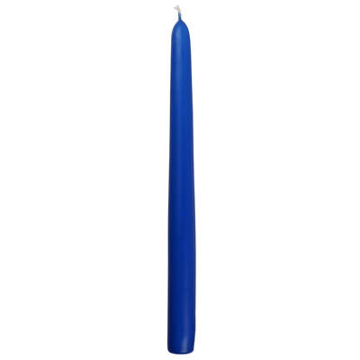 BY BABA YAGA LADECOR Свеча античная коническая парафиновая, 25 см, цвет синий