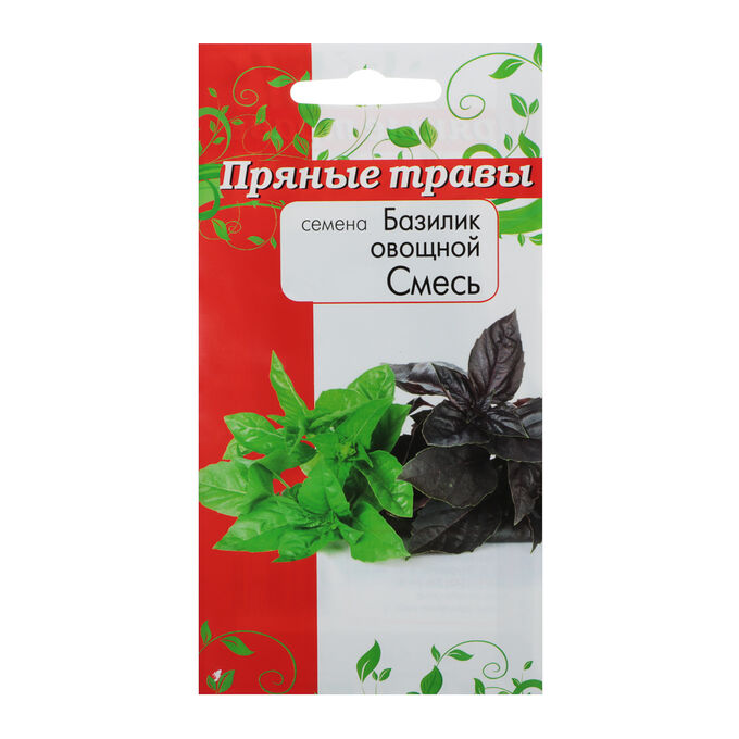 INBLOOM Семена Базилик Смесь зеленый + фиолетовый 0,2 гр