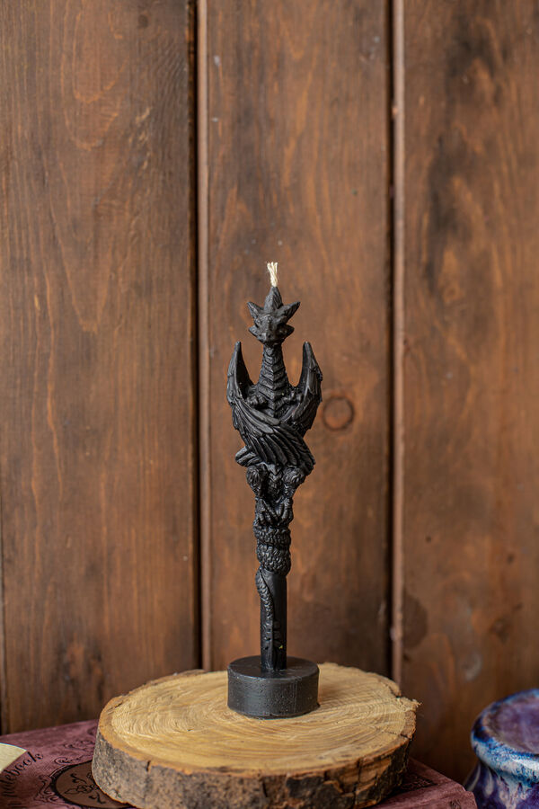 Свеча Дракон | Свечи на защиту и очищение. Свечи и подсвечники