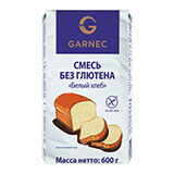 Garnec Смесь для приготовления хлеба &quot;Белый хлеб&quot; без глютена, 600гр