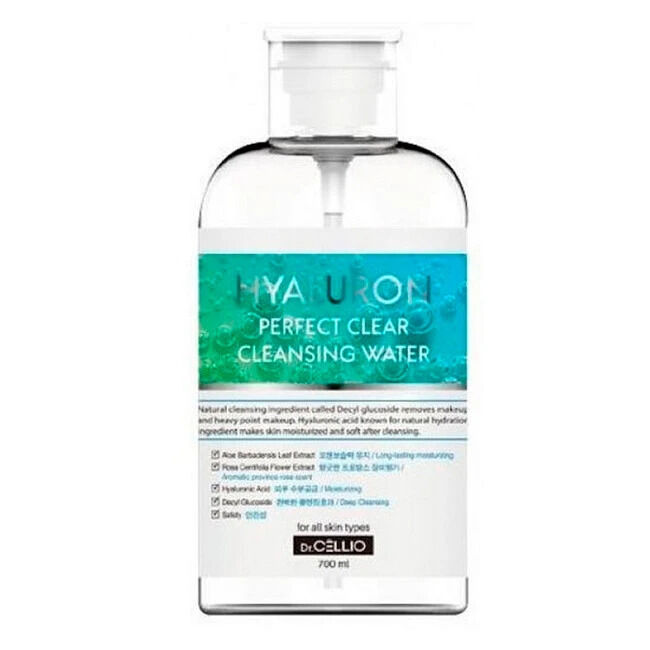 Dr.CELLIO Очищающая вода с гиалуроновой кислотой Hyaluron Perfect Clear Cleansing Water