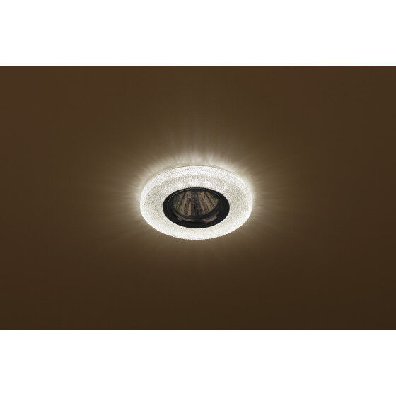 Светильник DK LD1 BR  ЭРА декор cо светодиодной подсветкой,  коричневый, шт