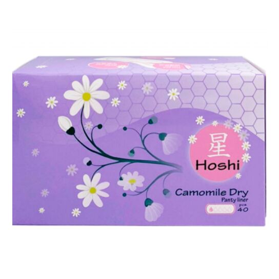 HOSHI Chamomile Dry Прокладки гигиенические ежедневные Panty Liner (150мм), 40шт