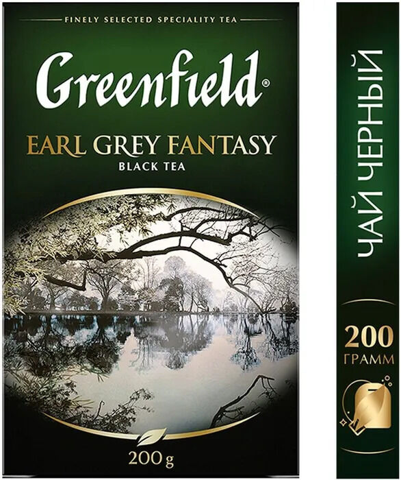 Greenfield Чай Гринфилд Earl grey fantasy 200г 1/10, шт