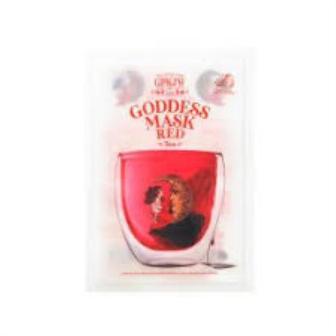 GPKJW Маска для лица с экстрактами цветков гибискуса и чая каркаде Mask Goddess Tea Total Care Red Tea, 35 мл