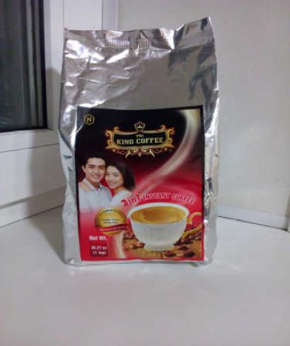 King coffee - 3 in 1 instant - Меш. 1 Кг. Растворимый