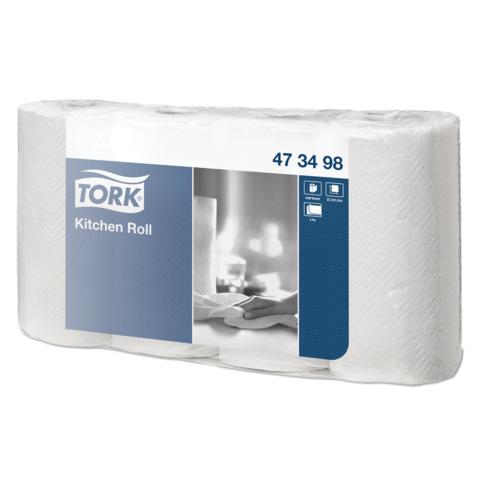 Полотенце бумажное TORK, 2-х слойное, спайка 4шт.х20,4м, Adv