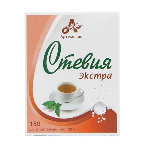 Vitateka Заменитель сахара Стевия экстра табл. шипучие 150 шт.