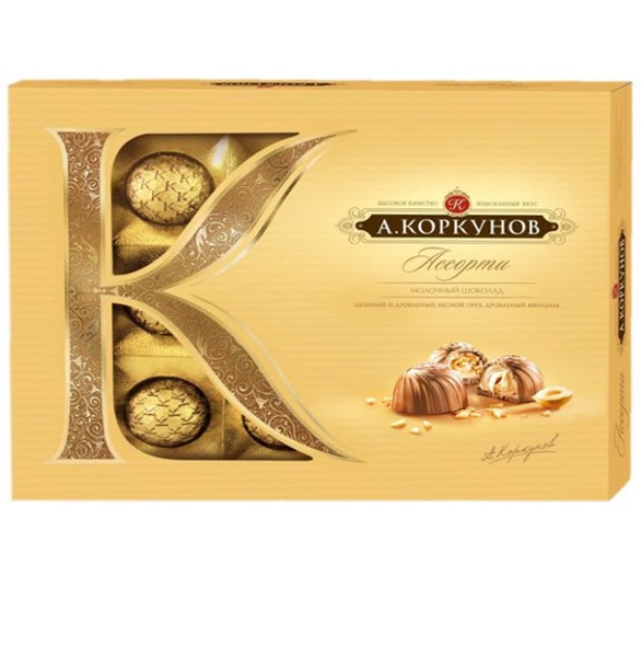 Mars Коркунов Ассорти конфеты молочный шоколад, 110 г
