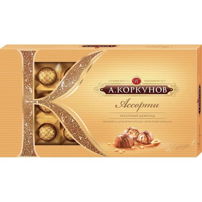 Mars Коркунов Шоколадные конфеты молочный шоколад, 256 г