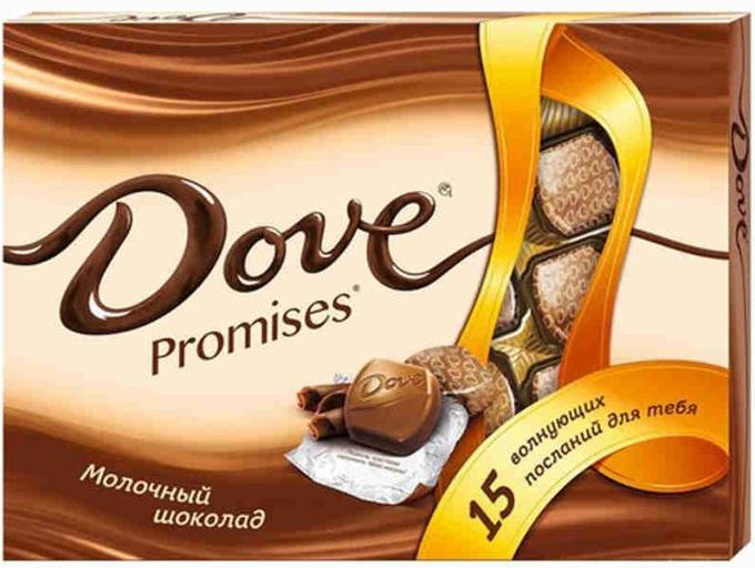 Шоколадные конфеты Dove Promises Молочный 120г