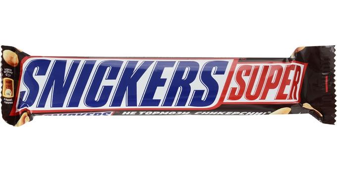Батончик snickers super, 80 г