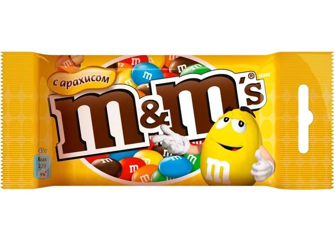 Драже M&amp;M&#039;s с арахисом 45г