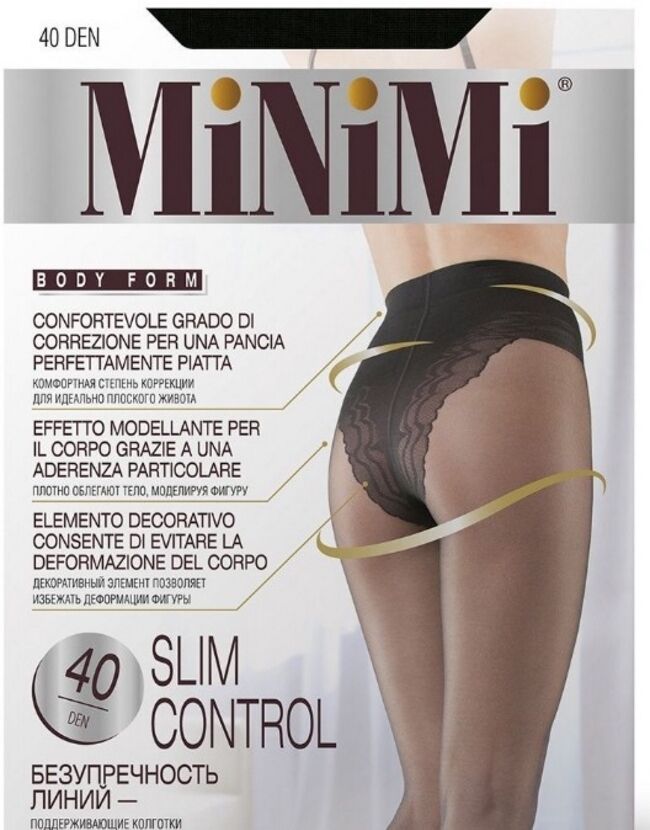 MiNi-Slim Control 40/Body Slim 40/3 Колготки MINIMI Slim Control 40/Body Slim 40 трусики утяжка