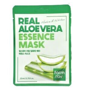 Farm Stay Тканевая маска для лица с экстрактом алоэ Real Aloe Vera Essence Mask, 23мл