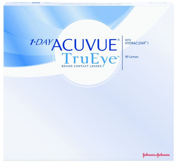 Однодневные контактные линзы 1 day Trueye 90 pk -6.5 BC 8.5 (90 линз)