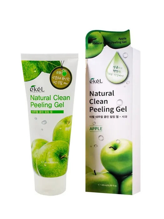 Ekel cosmetics Пилинг-гель д/лица с экстр. зеленого яблока/Apple Natural Clean Peeling Gel, , Ekel, Ю.Корея, 100 г