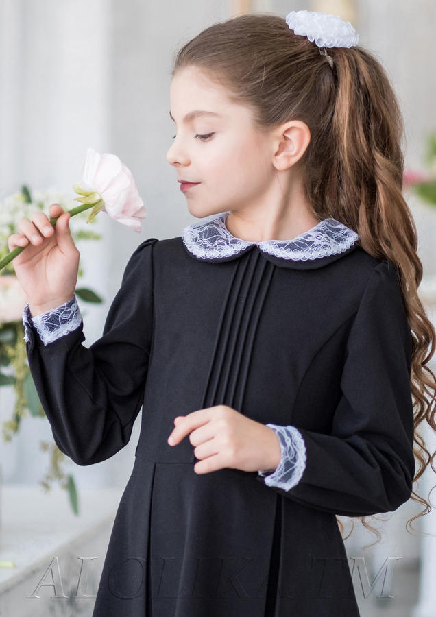ALOLIKA Комплект из воротничка и манжетов для школьного платья Первоклашка.