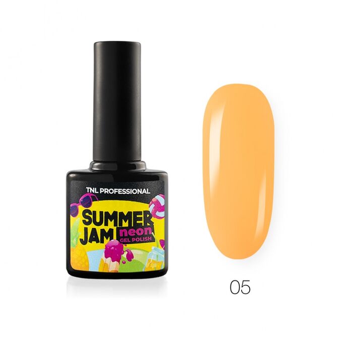 TNL Professional Гель - лак TNL Neon Summer Jam №05 неоновое манго, 10мл