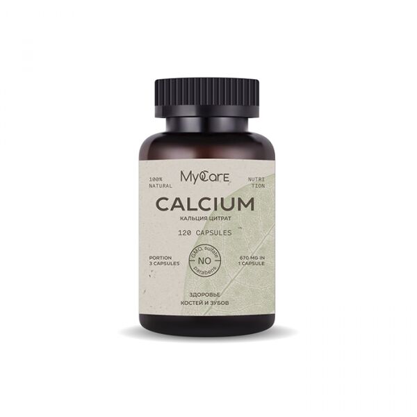 Минералы отдельные MyCare Calcium Citrate 670mg 120 caps