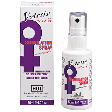Hot V-aktiv Woman Stimulation Spray, 50 мл