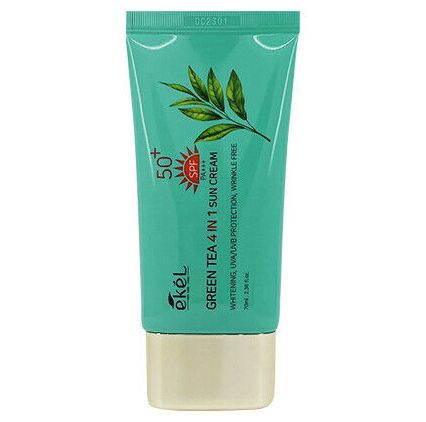 Ekel cosmetics [EKEL] Многофункциональный солнцезащитный крем с экстрактом зелёного чая, 70 мл.