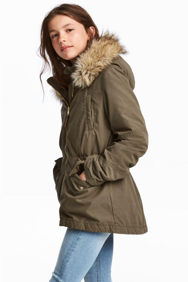 Модная куртка H&M для девочки, на рост 158-164