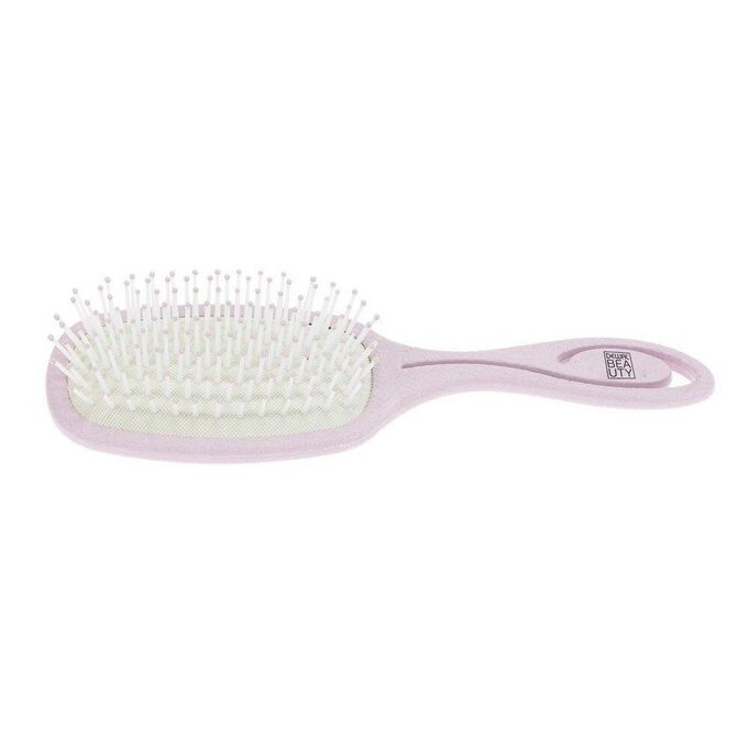 Dewal Beauty Щетка массажная с нейлоновым штифтом Eco-Friendly DBEF3 Lilac, прямоугольная, лиловый