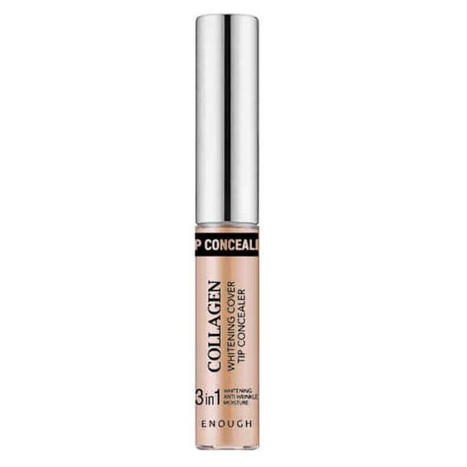 Enough Консилер осветляющий с коллагеном 3 в 1 Collagen Whitening Cover Tip Concealer 3 in 1 №3, 5 мл