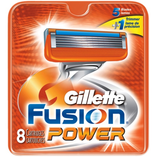 Gillette сменные кассеты Fusion Power 8 шт