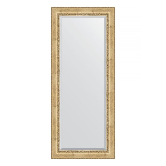 Зеркало напольное с фацетом в багетной раме, состаренное серебро с орнаментом 120 мм, 87x207 см   75