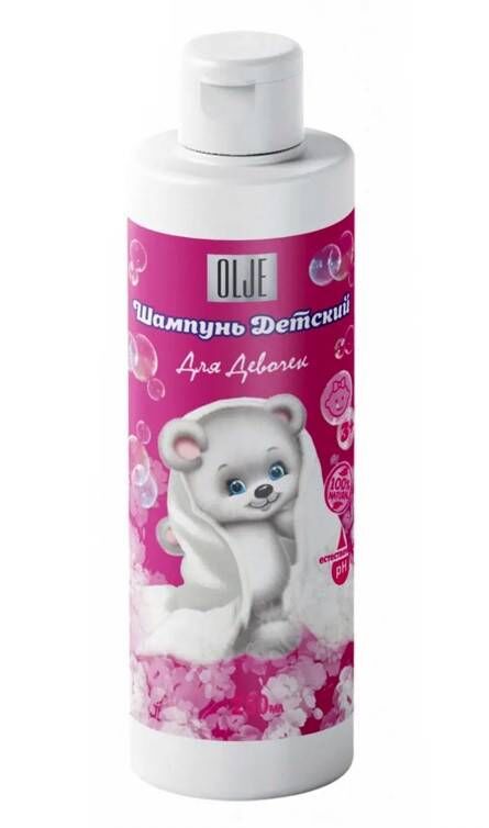 Dr. Go OLJE Детский шампунь Мишка для девочек 250 мл натуральный