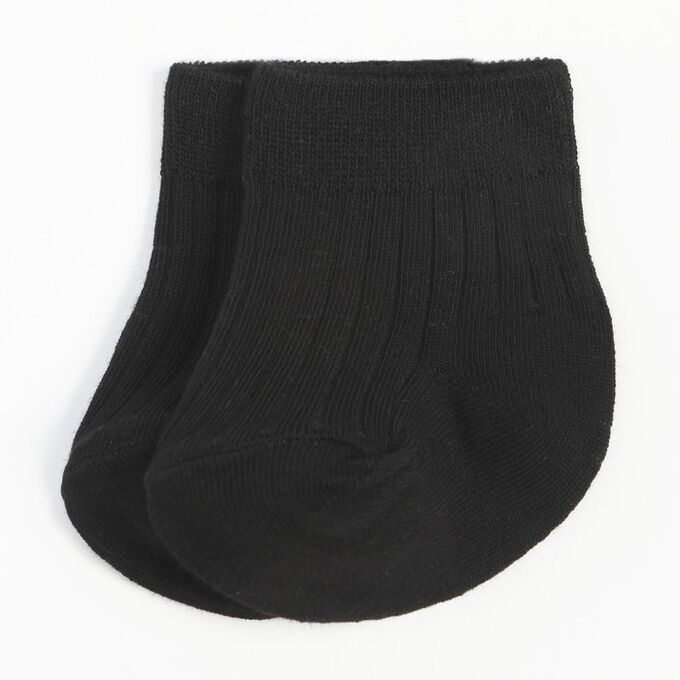 Носки детские Крошка Я BASIC LINE, 6-8 см, чёрный